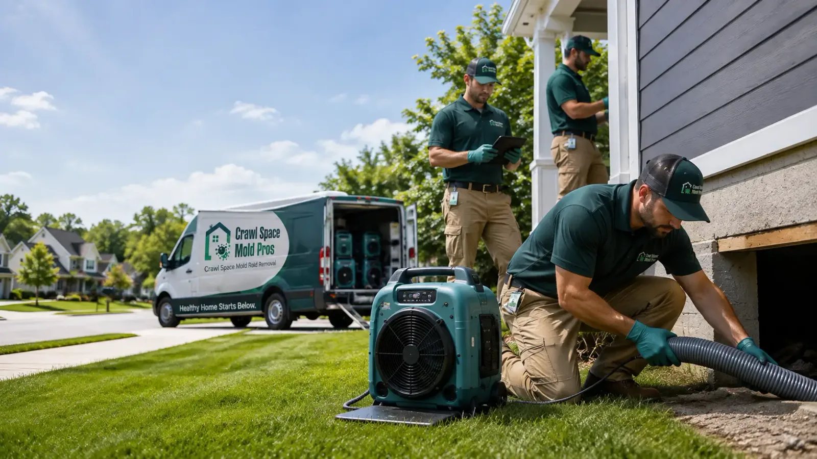 Crawl Space Mold Removal in California, PA